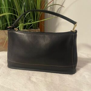 Coach Dark Leather Handbag